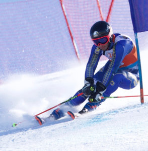 CMC Eagles Ski Team member Sergi Piguillem on course.