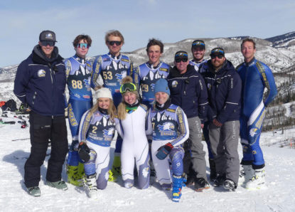 CMC Eagles Ski Team group photo