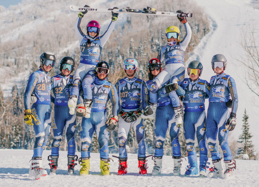 CMC Eagles Ski Team group photo